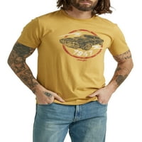 Muška majica s grafičkim logotipom s kratkim rukavima s kratkim rukavima u veličinama od 3 inča