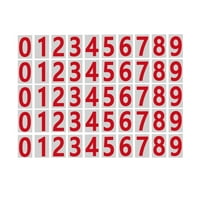 brojevi poštanskih sandučića za vanjske setove 0-reflektirajuće naljepnice s brojevima izdržljivi samoljepljivi