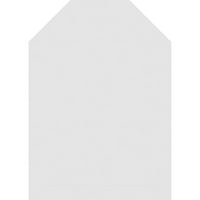 14 W 36 H osmerokutna gornja površinska nosač PVC Gable Oblub: Nefunkcionalan, W 2 W 2 P Okvir za prag od opeke