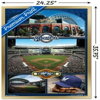 Milwaukee Brewers - plakat Miller Park Wall, 22.375 34