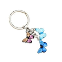 Privjesci za ključeve za žene Privjesak za ključeve u boji privjesak za kapanje leptira Modni privjesak za privjesak