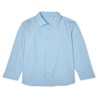 Komplet odijela za dječake u A-listi s prslukom, košuljom na kopčanje, kravatom i haljinama, Komplet odjeće od