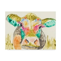 Zaštitni znak likovna umjetnost 'hifi krava i' platno umjetnost Jennifer Goldberger