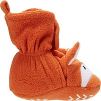 Udobne čizme od flisa za bebe i dječake, narančasta lisica, 6 mjeseci