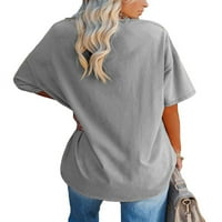 Ženske majice s velikim rukavima, majice s kratkim rukavima, Plus size majice