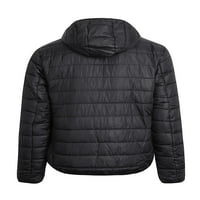 HCGSSS muškarci zima casual kaputa čvrsta boja toplinska odvojiva jakna s kapuljačom