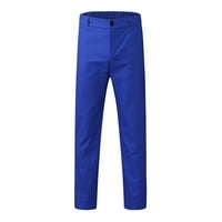 Muške Casual obične hlače, olovke, ravne hlače s patentnim zatvaračem s elastičnim strukom, modne casual hlače,