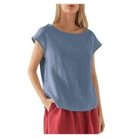 Ženske majice s okruglim vratom, modni Kontrast u boji, prošivena košulja S ramena S dugim rukavima, A. H.