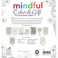 SpiceBo Skica Plus: Set razglednica s promišljen bojom i poklon čestitke za sve prigode - Izrazite svoju kreativnost
