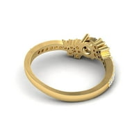Dijamantni prsten, zlatni dijamantni prsten, 14k prsten od ružičastog zlata, personalizirani prstenovi, poklon