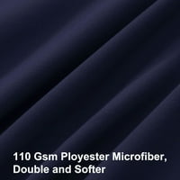 Jedinstvene ponude čvrstih jastuka za mikrovlake Navy Blue Queen
