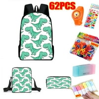 Dječja školska torba Stilski prozračni anime Osnovni ruksak s vrećicom i olovkom za starije od godina za godine