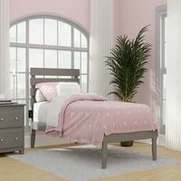 Izduženi bračni krevet s punjačem u boji sivog punjača u boji