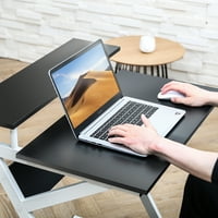 Računalni stol za male prostore kutni stol za pisanje stola s policama CD307002WW
