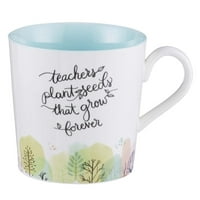 Učitelji sade sjeme koje klija vječno šalica za kavu, ohrabrujuća šalica za kavu za Ozove mentore, s ljubavlju