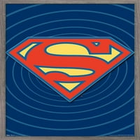 Zidni poster s klasičnim logotipom stripa-Superman, 22.375 34