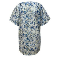 Ženske ljetne majice u stilu A-liste, bluza s printom na točkice, ženska ležerna tunika s izrezom u obliku slova
