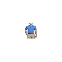 Odjeća za muški sportski polo u plavim prugama s odvodom vlage ae