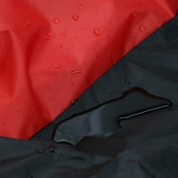 Jedinstvene ponude 180-inčni štitnik za motocikle Vanjska kiša prašina UV zaštita Crna + crvena