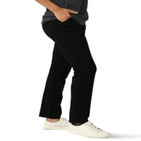 Lee® ženski udobni struk pleteni hlače s ravnim nogama