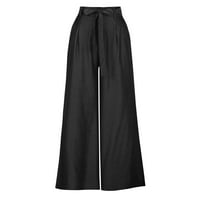 Ženske hlače u veličini, Plus Size, lumen ispod hlača, modne ženske ljetne Ležerne široke hlače s džepom s patentnim