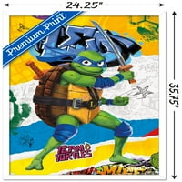 Teenage Mutant Ninja kornjače: mutantni haos-Zidni plakat Leonardo, 22.375 34 uokviren