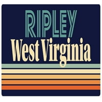 Ripley West Virginia Frider Magnet Retro Design